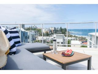 Absolute Hamptons Style Luxury Two Story Penthouse at Kings Beach - Private Rooftop Terrace Apartment, Caloundra - 2