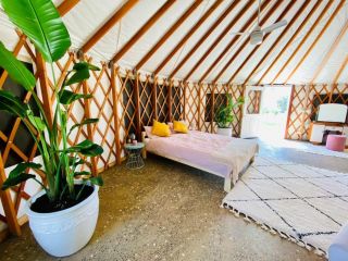 Byron Bay Hinterland Luxury Ivory Yurt Campsite, New South Wales - 2