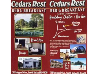 Cedars Rest Bed & Breakfast Bed and breakfast, Queensland - 1