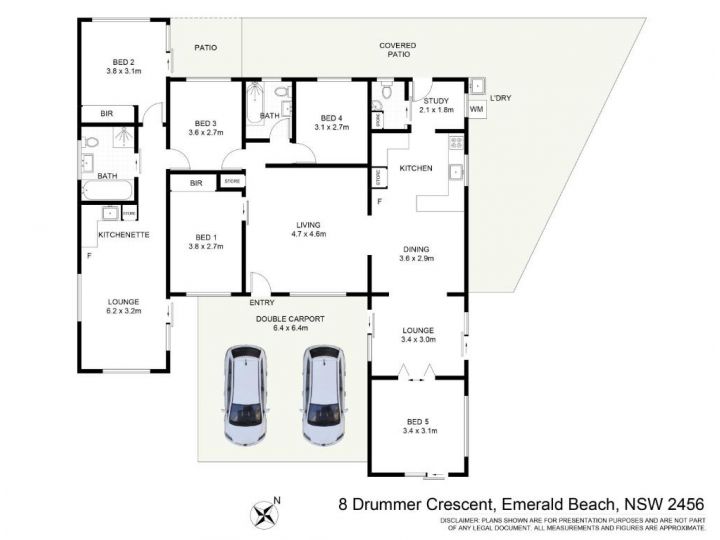 Emerald Hub 1 and 2 Guest house, Emerald Beach - imaginea 14
