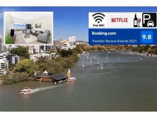 Amazing River View - 3 Bedroom Apartment - Brisbane CBD - Netflix - Fast Wifi - Carpark Apartment, Brisbane - 2
