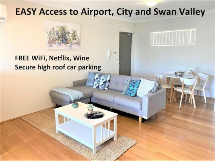 Great Value Close to Airport and Shops Free Wifi Netflix Wine Apartment, Perth - imaginea 2