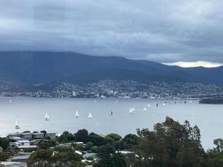 Hobart panoramic view with Spas Apartment, Tasmania - 1