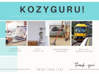 KozyGuru / Rockdale / Spacious Modern 2 Bedrooms Holiday Home NRO147 Apartment, Sydney - 4