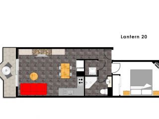Lantern 1 Bedroom Balcony Alpine Style Apartment, Thredbo - 2