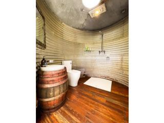 Luxury 6 metre Bell Tent & Outdoor Bathroom, WIFI, TV and firepit, Campsite, Western Australia - 4