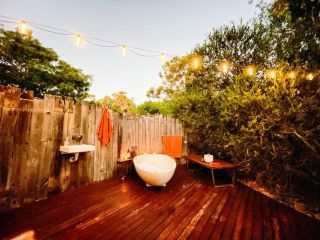 Luxury 6 metre Bell Tent & Outdoor Bathroom, WIFI, TV and firepit, Campsite, Western Australia - 1