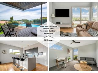 MAGNIFICENT 5-BEDROOM HOME // POOL & OCEAN VIEW Guest house, Corlette - 2