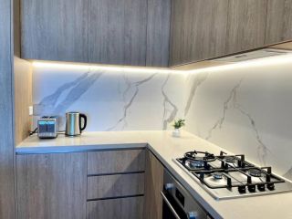 NEW impressive 180Â° river view 1 bed apt with pool 47F Apartment, Gold Coast - 1
