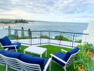 Epic Ocean Front Moffat Beach Views with Rooftop Terrace - Walk to Cafe's & Restaurants Apartment, Caloundra - 2
