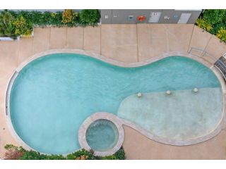 Sea Panorama from the 17th Floor near Esplanade Apartment, Darwin - 1