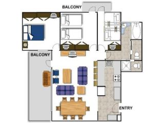 Twin Towers 502A Apartment, Mount Buller - 2