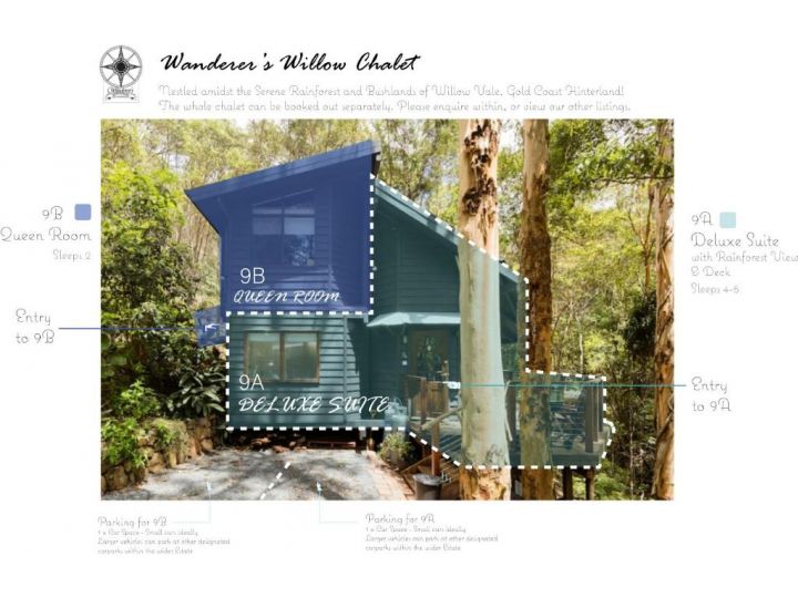 Wanderers Willow Chalet 9A Double Room Hotel, Queensland - imaginea 7