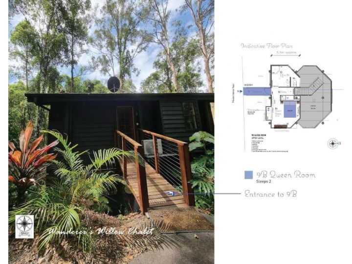 Wanderers Willow Chalet 9A Double Room Hotel, Queensland - imaginea 1