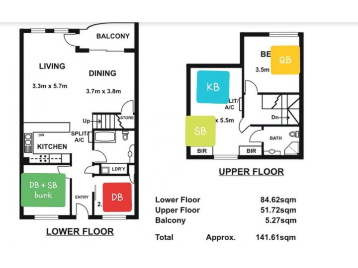 Spacious 4 BR and 2 Bathrooms City Apartment Apartment, Adelaide - imaginea 1